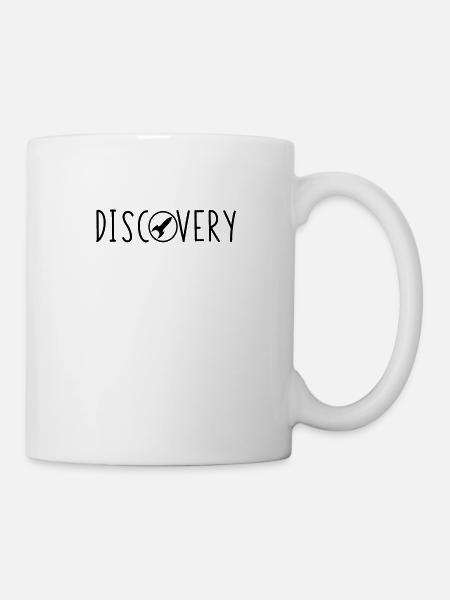 Navette spatiale Découverte de l'espace / espace - Mug blanc - blanc