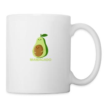 Mamacado Avocado Pregnant Mom Pregnancy - Tasse - Weiß - Rechts