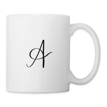 Buchstabe A - Tasse - Weiß - Rechts