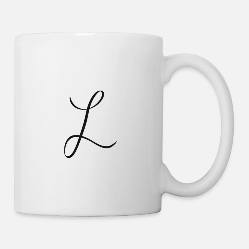 Letter L - Mug - white