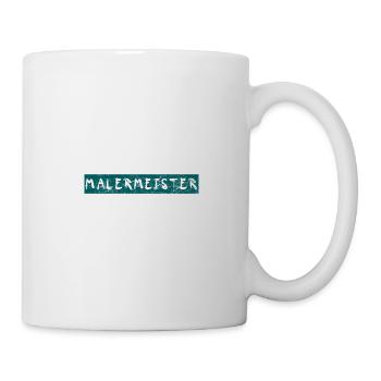 Malermeister Geburtstagsgeschenk - Tasse - Weiß - Rechts