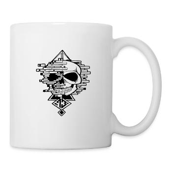 graphic crane - Mug - white - Right
