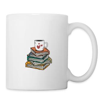 Womens Cup of Tea Book Lovers - Mug - white - Right