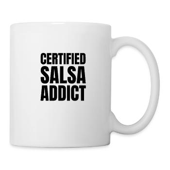 Certified Salsa Addict - Mug - white - Right
