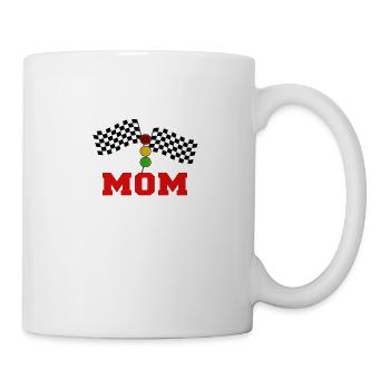 Mom Pit Crew Racing Drifting Race - Tasse - Weiß - Rechts
