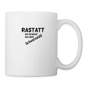 Rastatt ein Original aus dem Schwarzwald - Tasse - Weiß - Rechts