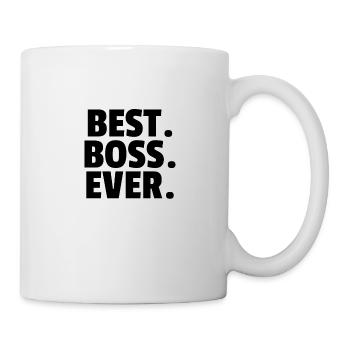 Best. Boss. Ever. - Tasse - Weiß - Rechts