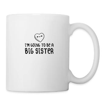 Va être une grande soeur - Mug blanc - blanc - Droite
