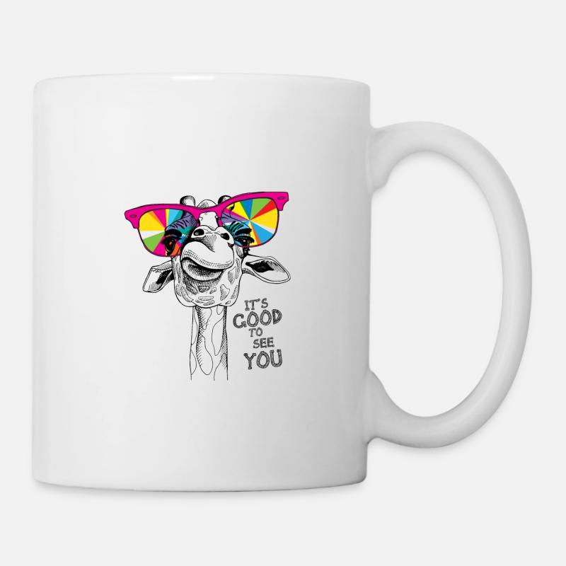 Giraffe It's good to see you - Tasse - Weiß