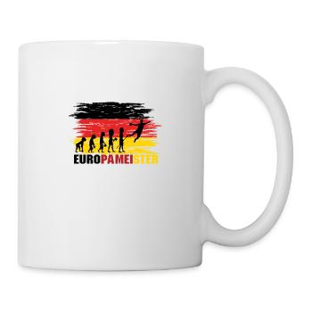 Handball Europameister Deutschland - Tasse - Weiß - Rechts