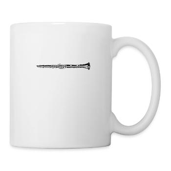Flute My Wand Chose Me Funny Marching Band - Tasse - Weiß - Rechts