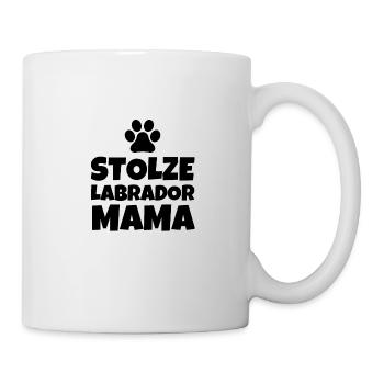Stolze Labrador Mama - Tasse - Weiß - Rechts