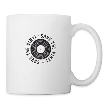 Vinyl Vintage - Tasse - Weiß - Rechts
