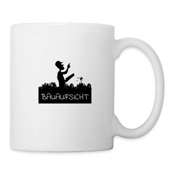 Bauaufsicht Bauleiter Vorarbeiter Ingenieur Bau - Tasse - Weiß - Rechts