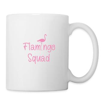 Flamingo Squad - Mug blanc - blanc - Droite