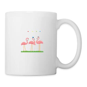 Funny Golf Friends Graphic Flamingo Golf - Mug blanc - blanc - Droite