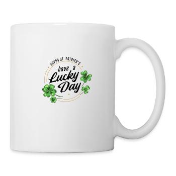 La Saint-Patrick un jour heureux - Mug blanc - blanc - Droite