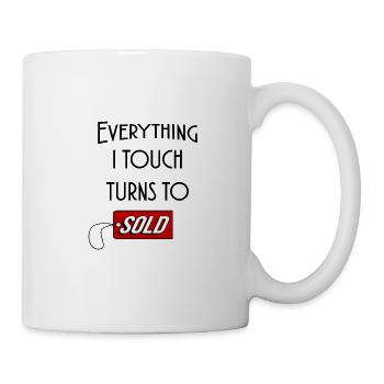 Cadeau pour vendeurs et courtiers - Mug blanc - blanc - Droite