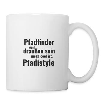 Pfadfinder Outdoor Styke - Tasse - Weiß - Rechts