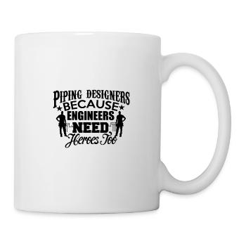 piping designers - Tasse - Weiß - Rechts
