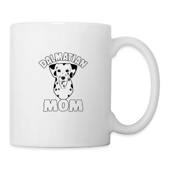 Dalmatian mom dog dalmatian wauwau gift - Mug - white - Right