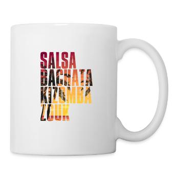 Bachata Kizomba Zouk Salsa - Mug - white - Right