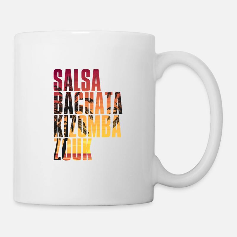 Bachata Kizomba Zouk Salsa - Mug - white