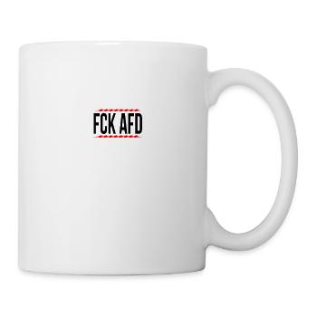FCK AFD - Tasse - Weiß - Rechts