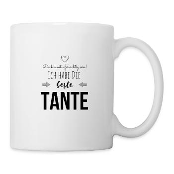 Lieblingstante Tante Geschenk - Tasse - Weiß - Rechts