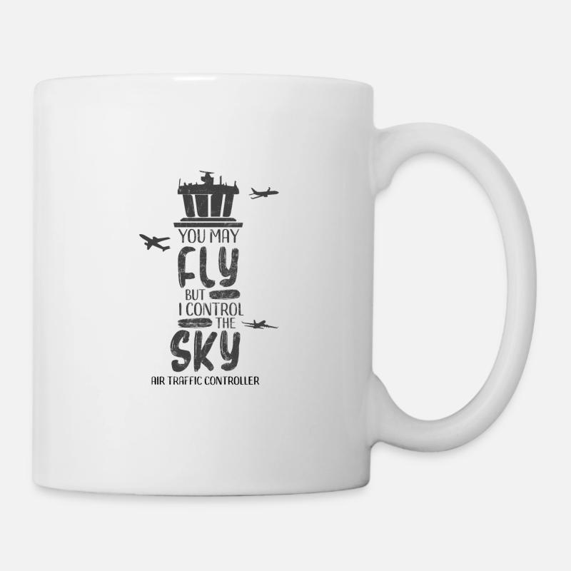 Fluglotse - Tasse - Weiß