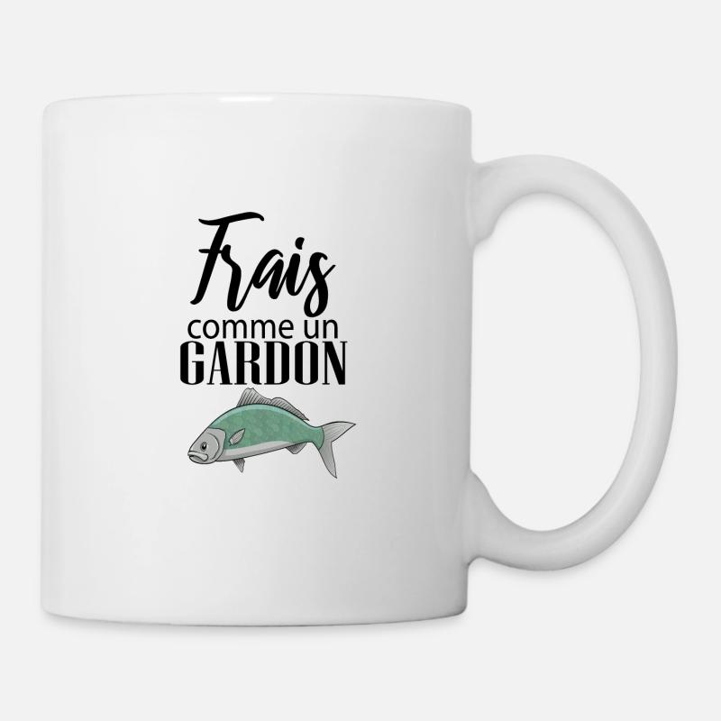 Frais Comme un Gardon Expression Française - Mug blanc - blanc