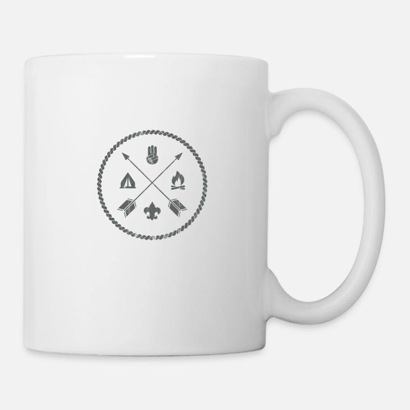 Pfadfinder - Tasse - Weiß