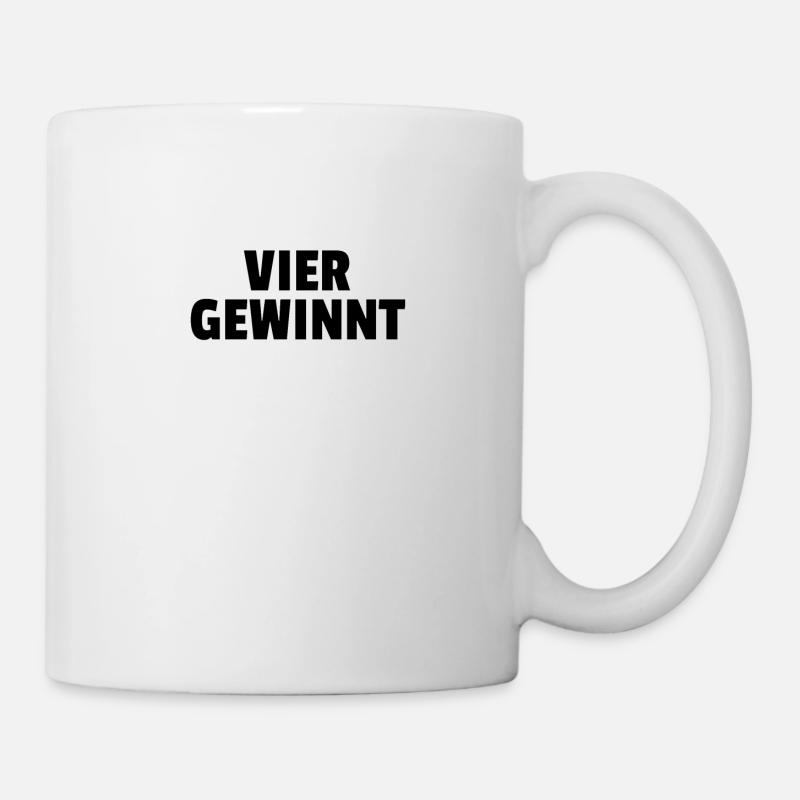 Vier Gewinnt - Tasse - Weiß