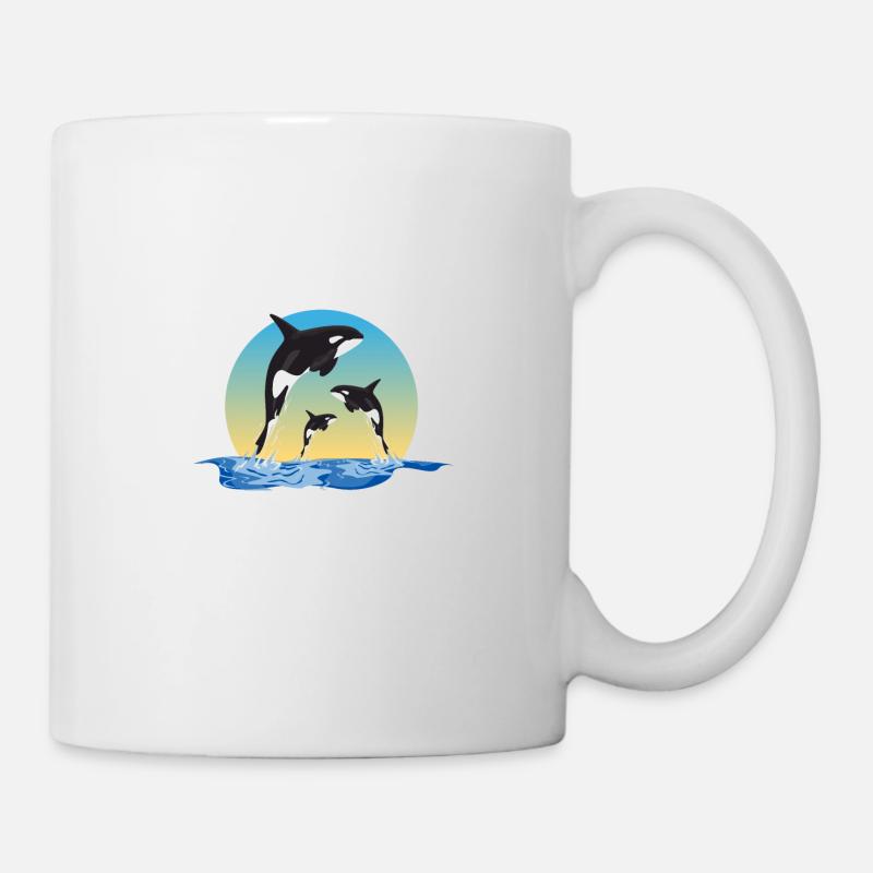 Conception de plume de poulet rouge blanc XASTY - Mug blanc - blanc