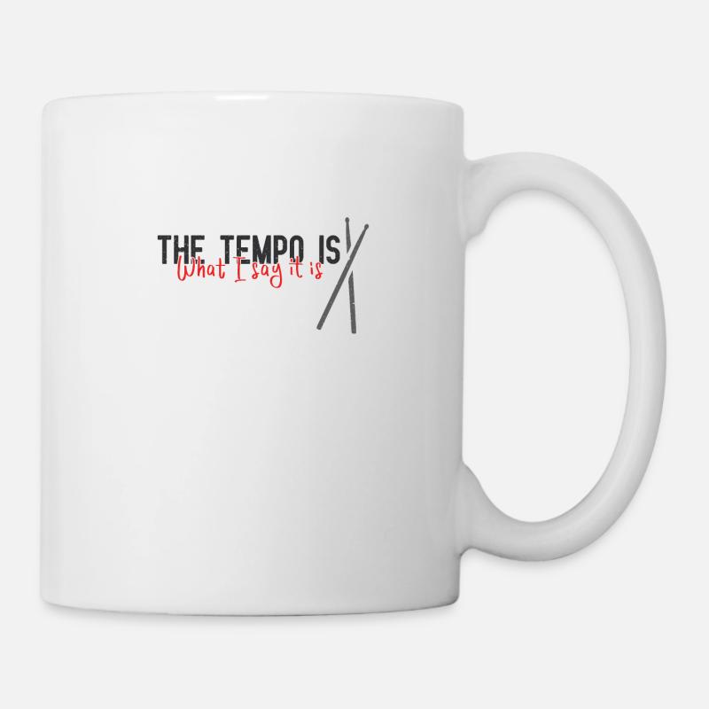 Drummer - Tasse - Weiß