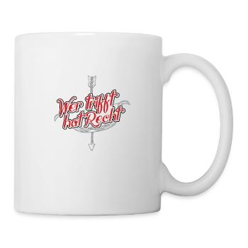 Bogenschützen - Tasse - Weiß - Rechts