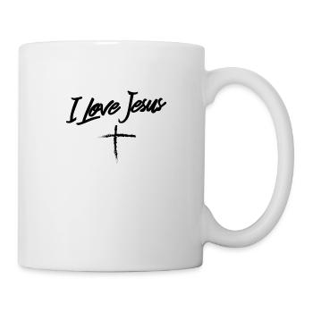 Jesus - I love Jesus - Mug - white - Right