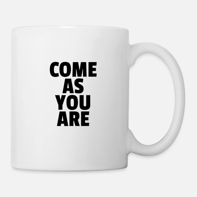 Viens comme tu es - Mug blanc - blanc