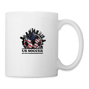 US Soccer Vintage - Tasse - Weiß - Rechts