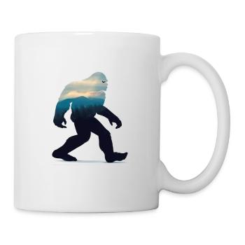 Légende du Bigfoot Yeti - Mug blanc - blanc - Droite