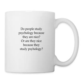 Psychology student cute psychologist gift - Mug - white - Right