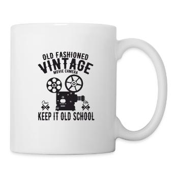 Movie Film Cinéma Vintage - Mug blanc - blanc - Droite