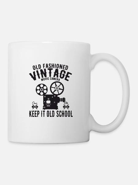 Movie Film Cinéma Vintage - Mug blanc - blanc