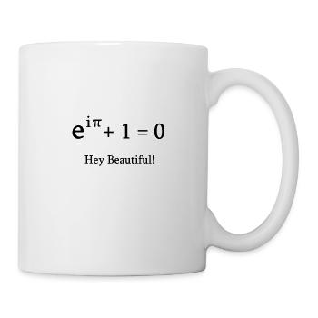 Euler identité math mathématicien nerd science pi - Mug blanc - blanc - Droite