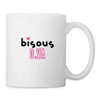Küsschen D.VA - Tasse - Weiß - Rechts