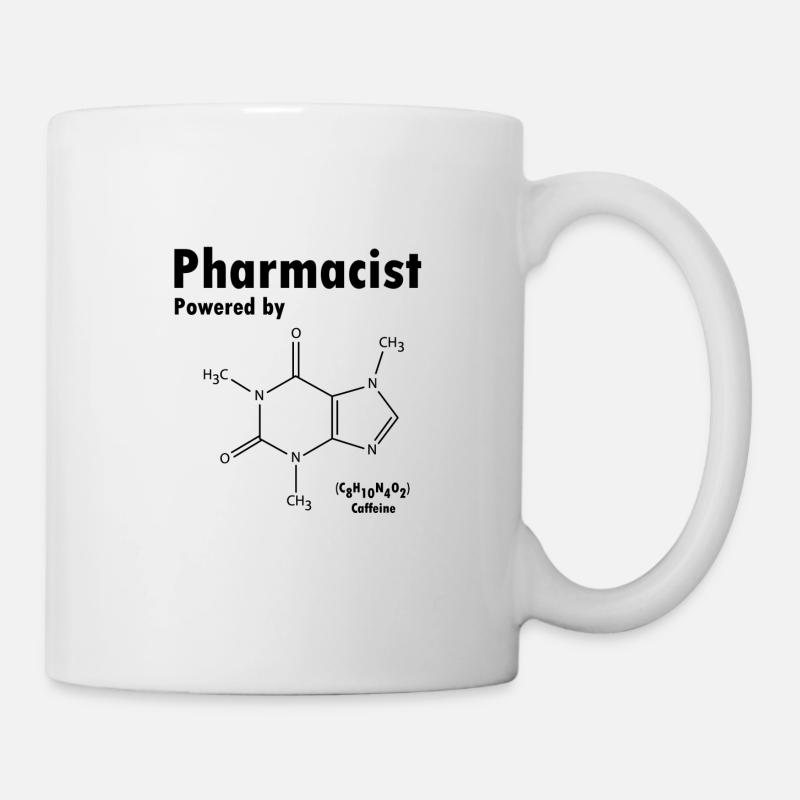 Pharmazie Student Apotheker Koffein Kaffee Pharma - Tasse - Weiß