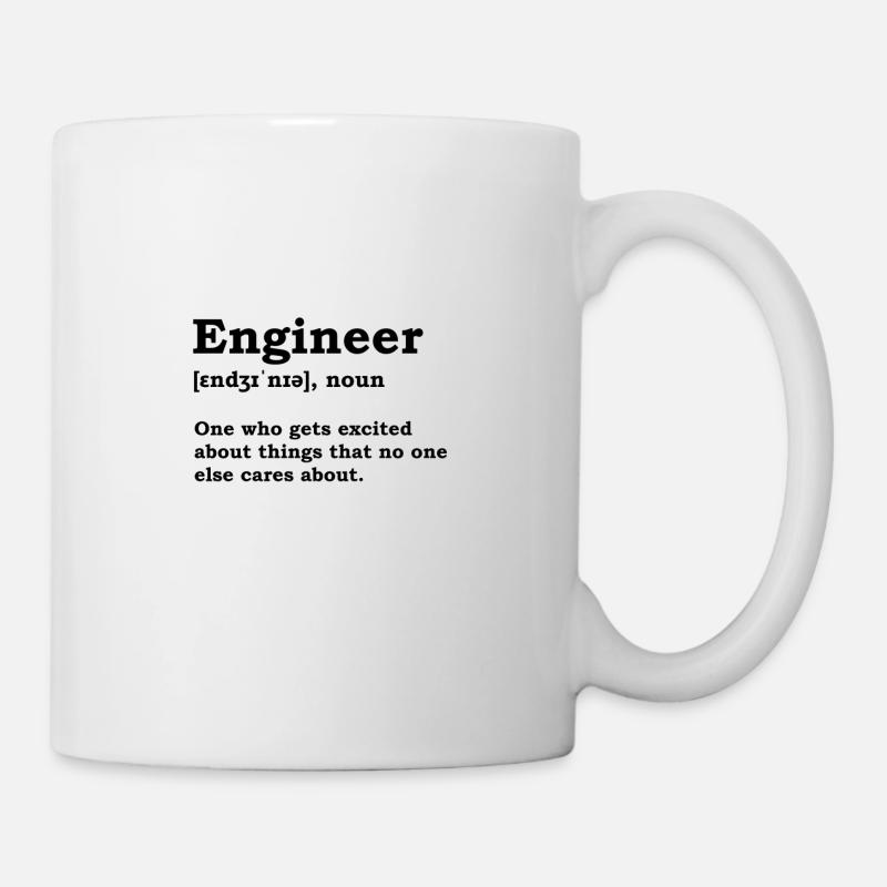 Engineer civil engineer mechanical engineering saying funny - Mug - white