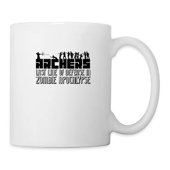 Bogen schießen Pfeil Bogen - Tasse - Weiß - Rechts