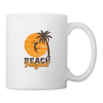 beach volleyball - Mug - white - Right
