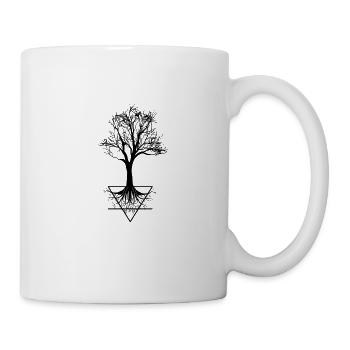 tree of life Spiritual esotericism gift - Mug - white - Right